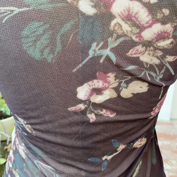 GANNI gorgeous silk blended sheer floral blouse sold at Neiman’s - Picture 10 of 16